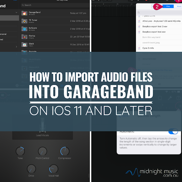 How To Import Songs Into Garageband Mac